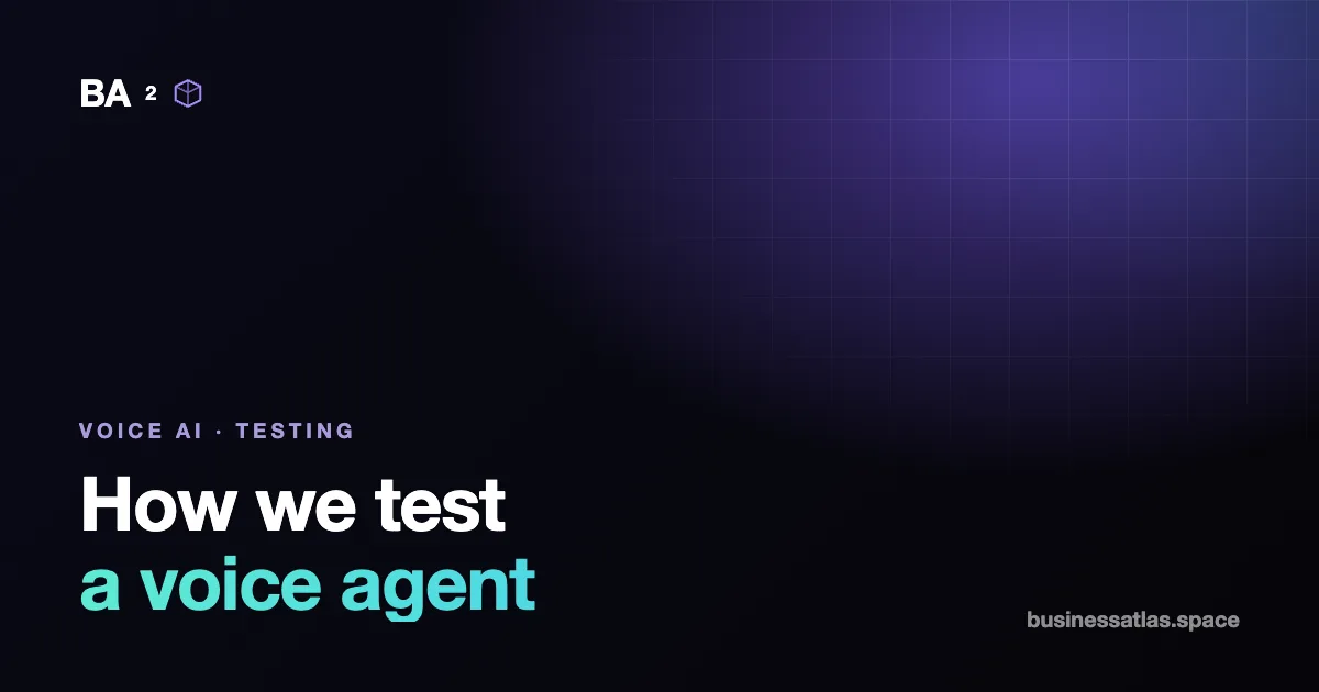 How we test a voice agent before launch: 7 checks from real projects